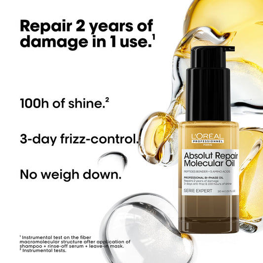 L’Oréal Professionnel Absolut Repair Molecular Oil 30mL