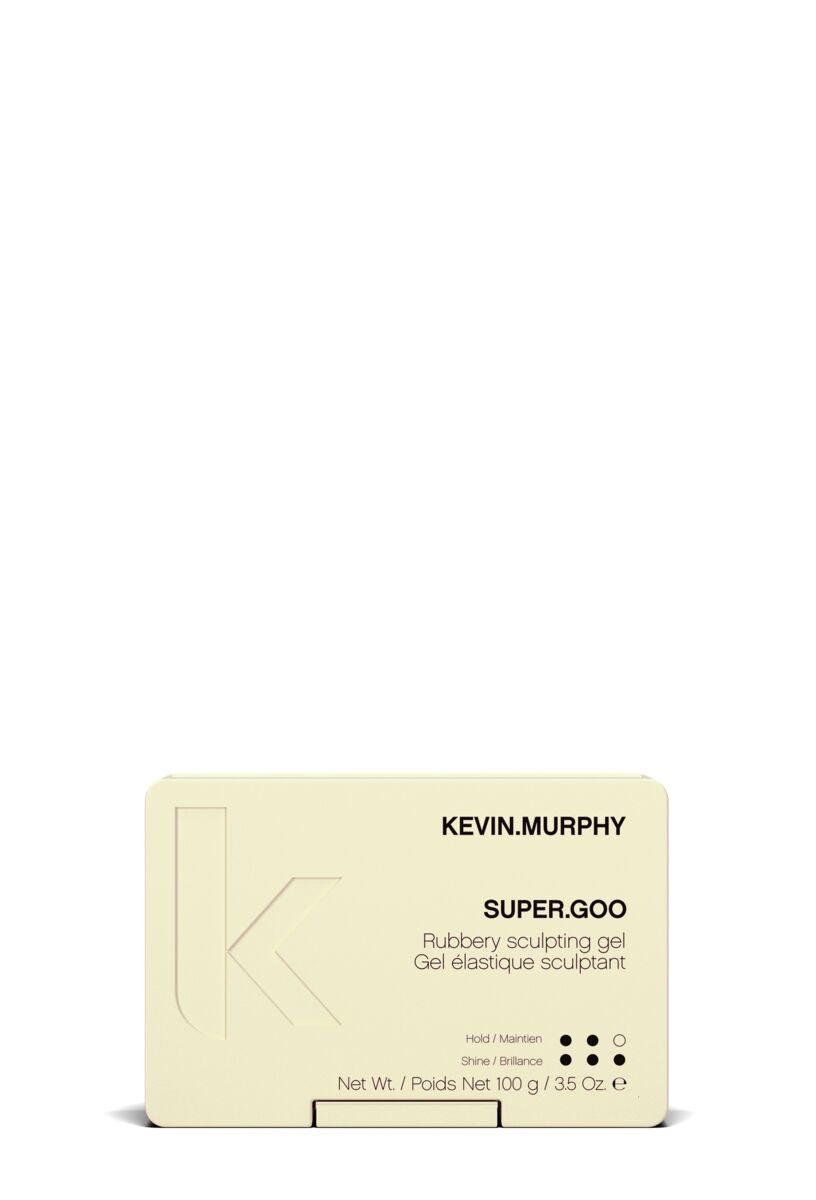 SUPER.GOO Rubbery Sculpting Gel | Strong Hold Hair Gel for Slick & Defined Styles
