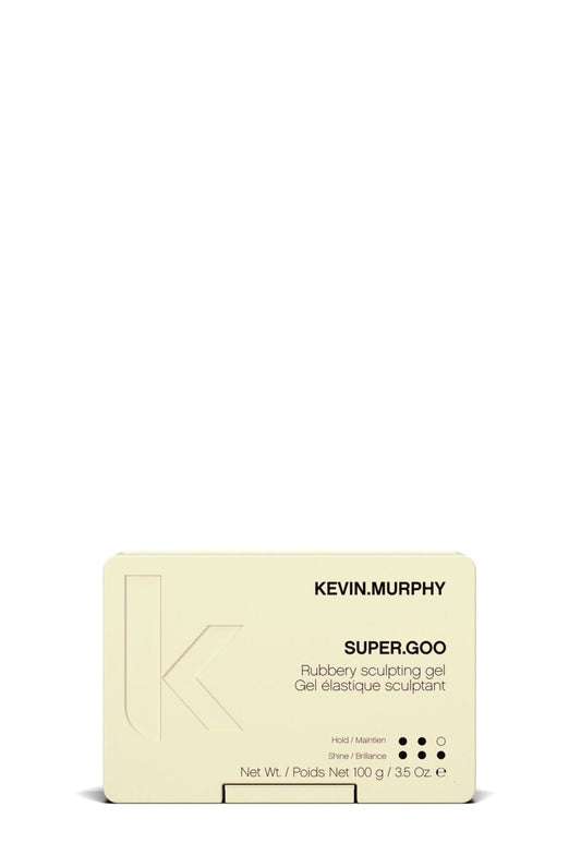 SUPER.GOO Rubbery Sculpting Gel | Strong Hold Hair Gel for Slick & Defined Styles